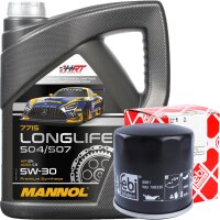 FEBI BILSTEIN Ölfilter + MANNOL Longlife 504.00 /...