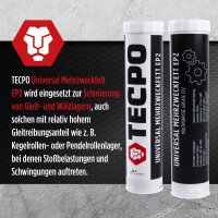 2x 400g TECPO Universal Mehrzweckfett EP2 + Handhebel Fettpresse