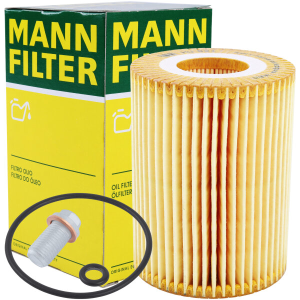 MANN-FILTER Ölfilter + Schraube