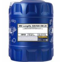 3x MANNOL Longlife 508/509 0W-20, 20L
