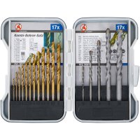 BGS DIY Stein und Metallbohrer Satz | 1.5 - 10 mm | 17-teilig