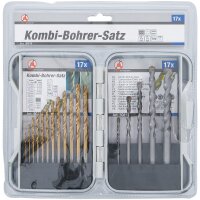 BGS DIY Stein und Metallbohrer Satz | 1.5 - 10 mm | 17-teilig