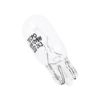 2x TECPO Glasssnockel W5W, 12V 5W, 10Stück