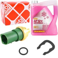 Febi Sensor, Kühlmitteltemperatur + Mannol AF12+...