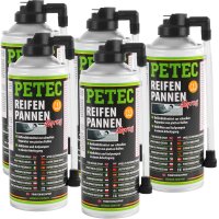 5x PETEC Reifenpannenspray PKW, 400 ml
