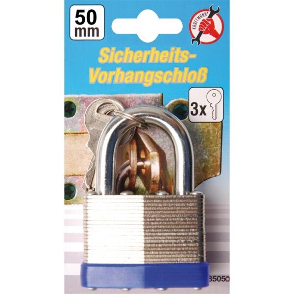 BGS DIY Sicherheits-Vorhängeschloss, 50 mm