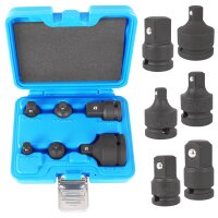 Kraft-Bit-Einsatz-Satz | H5-H19 | 10-teilig + Kraft-Adapter-Satz | 6-tlg.