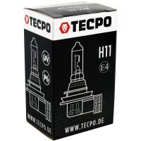 2x TECPO Glühbirne H11 12V 55W