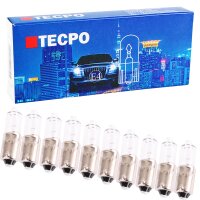 20x TECPO H6W Standlicht BAX9s 12V 6W Parklicht