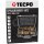 TECPO Spiralbohrer Satz mit Stufenbohrer, HSS Titan nitriert, 1-10 mm, 231-teilig
