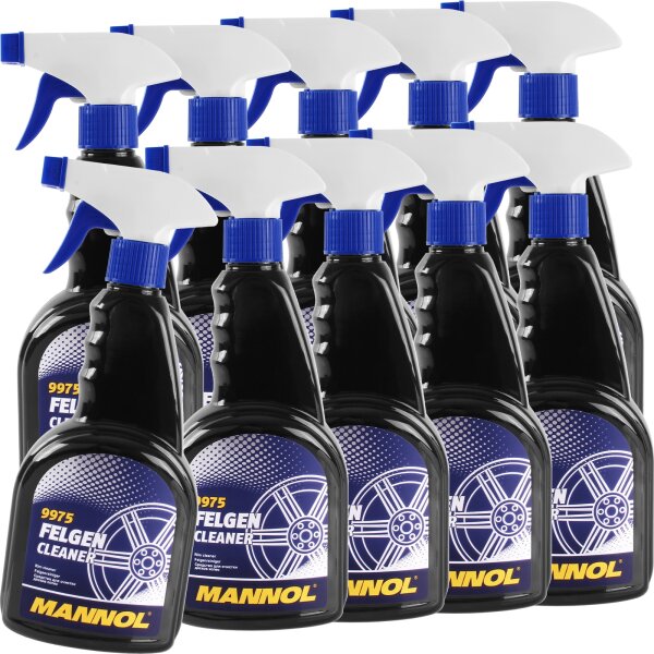10x MANNOL 9975 Felgen Cleaner, 500 ml