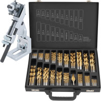 TECPO Spiralbohrer Satz HSS Titan nitriert, 1-10 mm,...