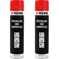 2x TECPO Reifen-Glanz-Spray, 600 ml