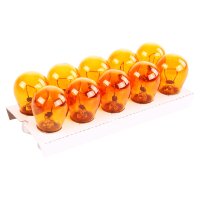 TECPO Glühbirnen Blinker 12V 21W, PY21W, BA15S, 20...