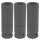 3x TECPO Kraft-Steckschlüssel-Einsatz, tief, 19 mm