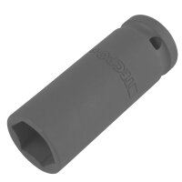3x TECPO  Kraft-Steckschlüssel-Einsatz, tief, 21 mm