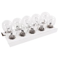 TECPO Glühlbirne P21W 12V 21W BA15S, 20 Stück