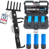 TECPO Kraft Schoneneinsatz Satz 1/2" 17 mm +...