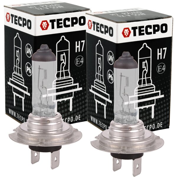 2x TECPO H7 Glühbirne 12V 55W - PX26d