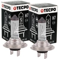 2x TECPO H7 Glühbirne 12V 55W - PX26d