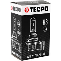 2x TECPO Glühbirne H8 12V 35W, PGJ19-1