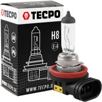 20x TECPO Glühbirne H8 12V 35W, PGJ19-1