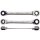 BGS Ratschen-Ringschlüssel "4 in 1" | SW 8 x 9, 10 x 11 mm