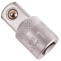 BGS Steckschlüssel-Adapter | Innenvierkant 10 mm (3/8") - Außenvierkant 12,5 mm (1/2")