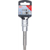 BGS Bit-Einsatz | Länge 100 mm | Antrieb Innenvierkant 12,5 mm (1/2") | Keil-Profil (für RIBE) M9