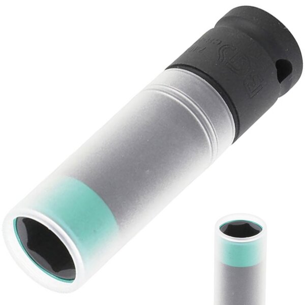 BGS Kraft-Schoneinsatz | Ultra Slim | Antrieb Innenvierkant 12,5 mm (1/2") | SW 15 mm
