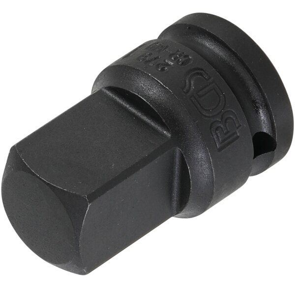 BGS Kraft-Steckschlüssel-Adapter | Innenvierkant 12,5mm (1/2") - Außenvierkant 20mm (3/4")