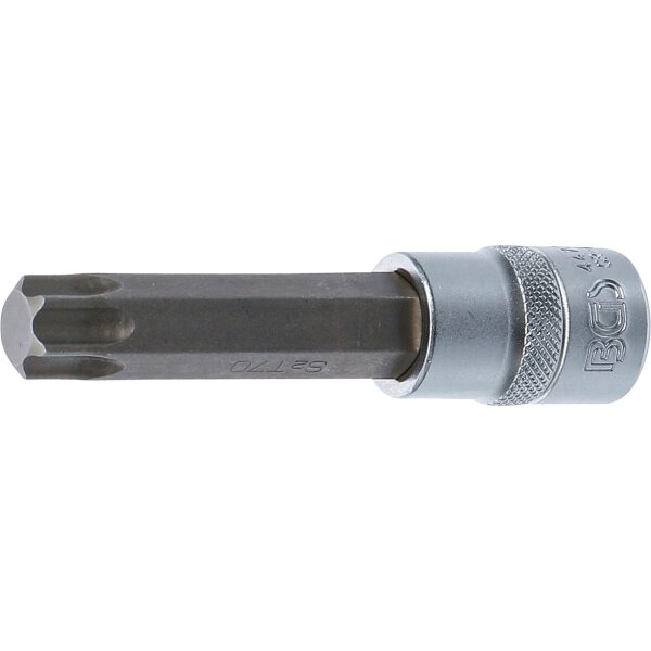 BGS Bit-Einsatz | Länge 100mm | Antrieb Innenvierkant 12,5mm (1/2") | T-Profil (für Torx) T70