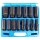 BGS Kraft-Steckschlüssel-Einsatz-Satz Sechskant | Antrieb Innenvierkant 12,5mm (1/2") | SW 10-32mm | 14-tlg.