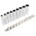 TECPO Steckschlüssel Satz, tief, 1/2 Zoll, 10-24 mm 9-teilig