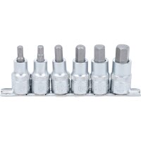 BGS Innensechskant Bit-Einsatz-Set, 6-14 mm, 12,5...