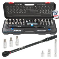TECPO Drehmomentschlüssel-Satz 1/2" 28-tlg.