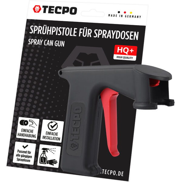 TECPO Sprühpistole für Spraydosen Aerosol-Dosen