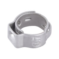 TECPO Schlauchschellen 1 Ohr B: 5 mm Ø7.8-9.5 mm 10-tlg.