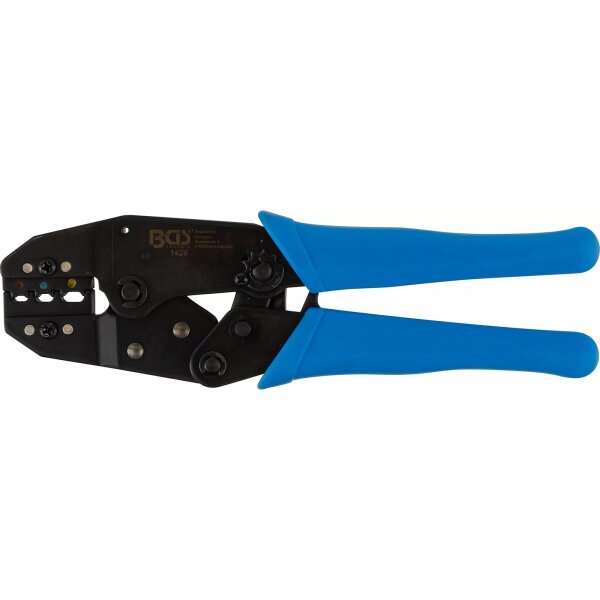 BGS Kabelschuhzange mit Ratschenfunktion für isolierte Kabelverbinder 0,5 - 6 mm²