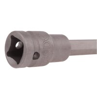 BGS Kraft-Bit-Einsatz | Länge 100 mm | Antrieb Innenvierkant 12,5 mm (1/2") | T-Profil (für Torx) T25