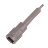 BGS Kraft-Bit-Einsatz | Länge 100 mm | Antrieb Innenvierkant 12,5 mm (1/2") | T-Profil (für Torx) T25