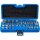 BGS Steckschlüssel-Einsatz-Satz E-Profil Antrieb Innenvierkant 6,3 mm 1/4" / 12,5 mm (1/2") SW E4 - E24 28-tlg.