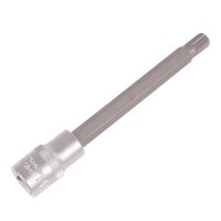 BGS Steckschlüssel Biteinsatz M10 Steck Nuss 140 mm lang, 1/2 Zoll