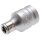 BGS Bit-Adapter mit Haltekugel | Innenvierkant 12,5 mm (1/2") | Innensechskant 6,3 mm (1/4")