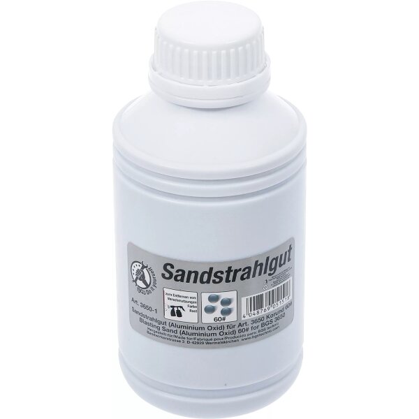 BGS Sandstrahlgut | Aluminium Oxid | Korund 60# | 850 g