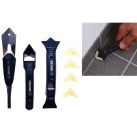 BGS DIY Silikon-Fugenentferner und Spachtelsatz, 8-tlg.