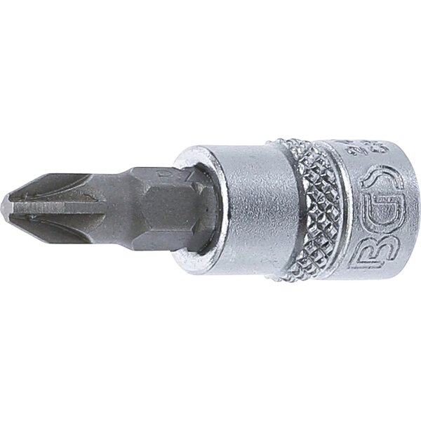BGS Bit-Einsatz | Antrieb Innenvierkant 6,3 mm (1/4") | Kreuzschlitz PZ2