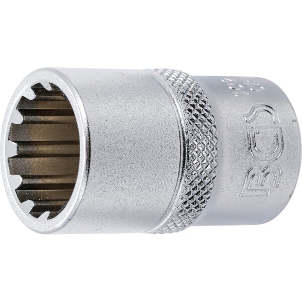 BGS Steckschlüssel-Einsatz Gear Lock | Antrieb Innenvierkant 12,5 mm (1/2") | SW 16 mm