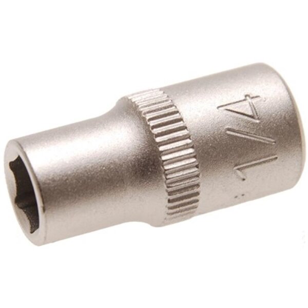 BGS Steckschlüssel-Einsatz Sechskant | Antrieb Innenvierkant 6,3 mm (1/4") | SW 1/4"