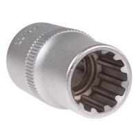BGS Steckschlüssel Einsatz 13 mm Vielzahn 1/2 Zoll...